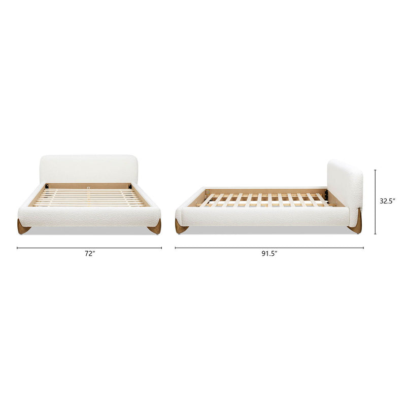 Alpine - Puffy Modern Platform Bed