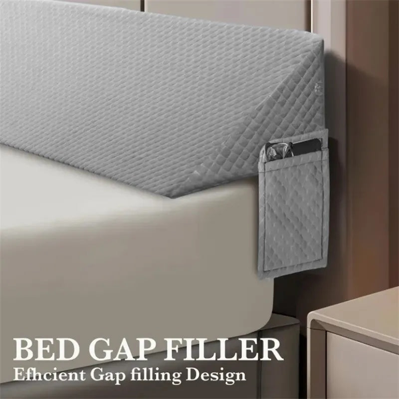 Air Layer Fabric Gap Filler Pillow – Diamond-Shaped Pocket Cushion