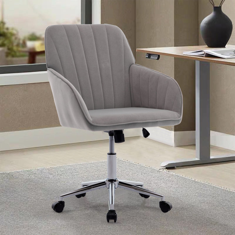Adjustable Ergonomic Office Chair, Swivel Backrest Seat
