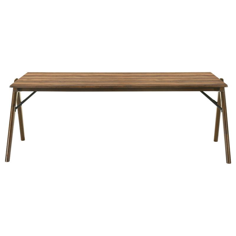 Randolph 7-piece Rectangular Dining Table Sheesham and Brown