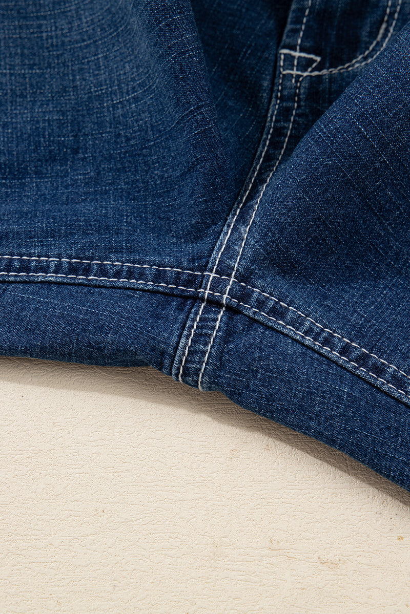 Daria Detail Loose Cuffed Jeans