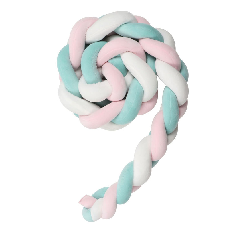 Knotted Long Pillow Three-strand Twist Spandex Bed Fence Baby