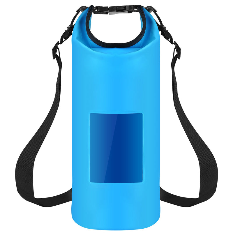 Floating Waterproof Dry Bag Floating Dry Sacks with Observable Window 10L Roll Top Lightweight Dry Storage Bag for Kayaking Rafting Boating Swimming C