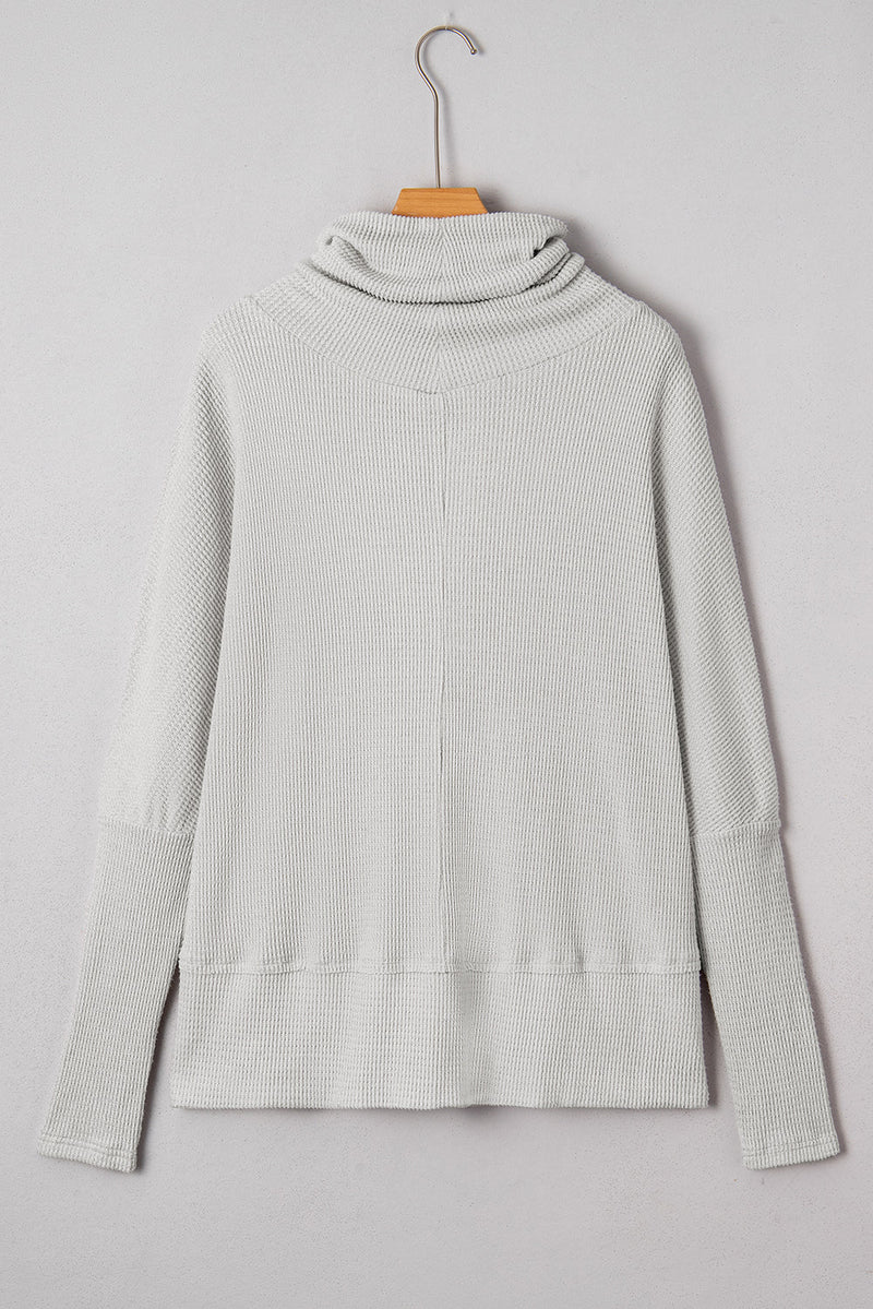 Amber Drawstring Cowl Oversize Top