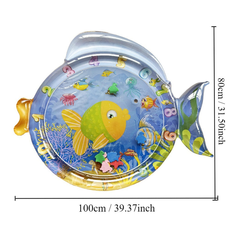 Children's Inflatable Marine Animal Racket Water Cushion Baby Crawling Racket Water Bag Racket Water Cushion Climbing Pad