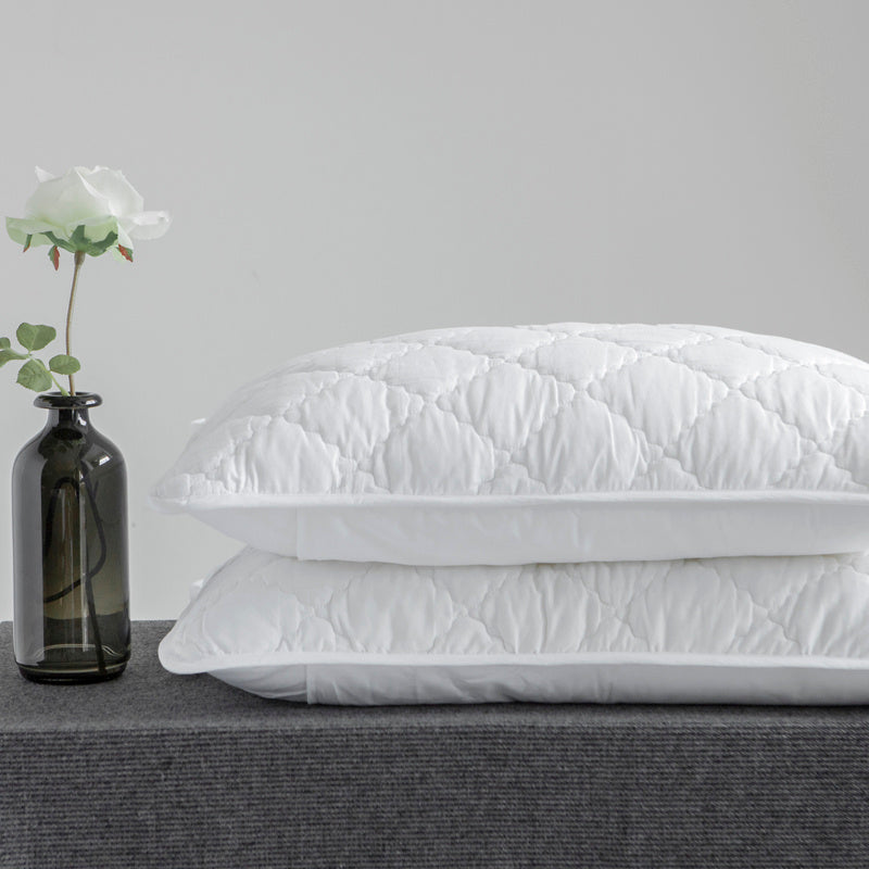 Pure Cotton Quilted Pillow Protective Cover