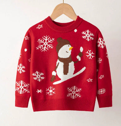 Baby Boys' And Girls' Elastic Pullover Sweater