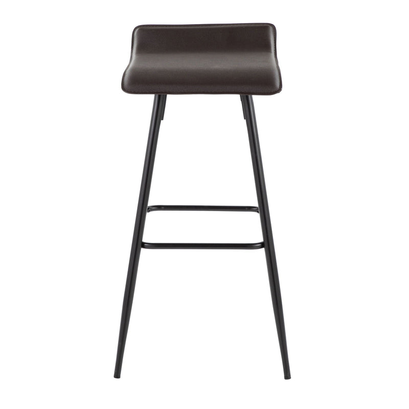 Ale - Contemporary Fixed-Height Bar Stool (Set of 2)