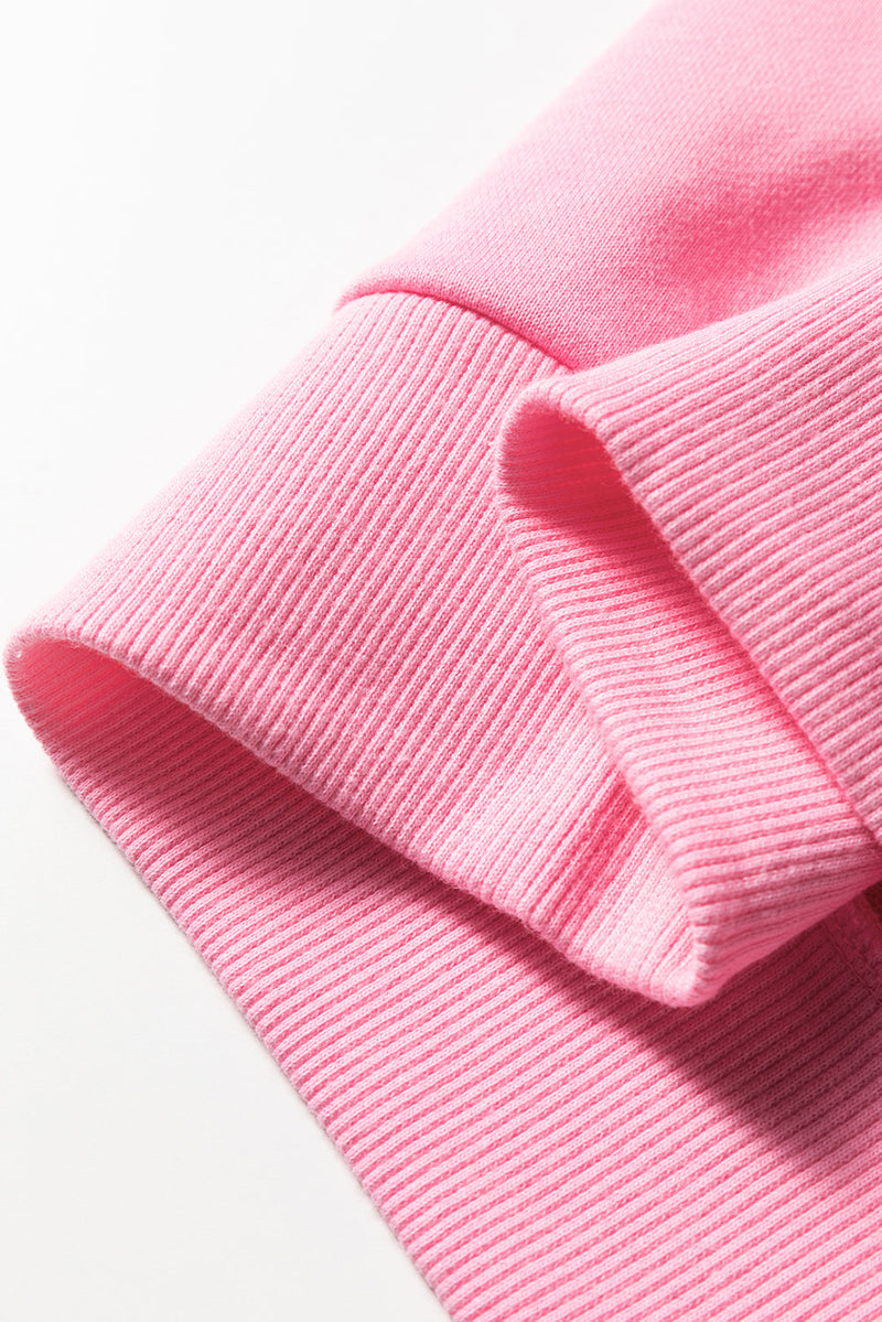 Felitina Patchwork Zip Collar Pullover