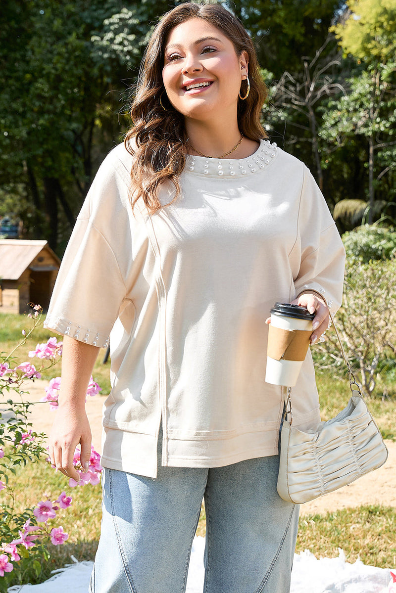 Amber Half Sleeve PLUS Top