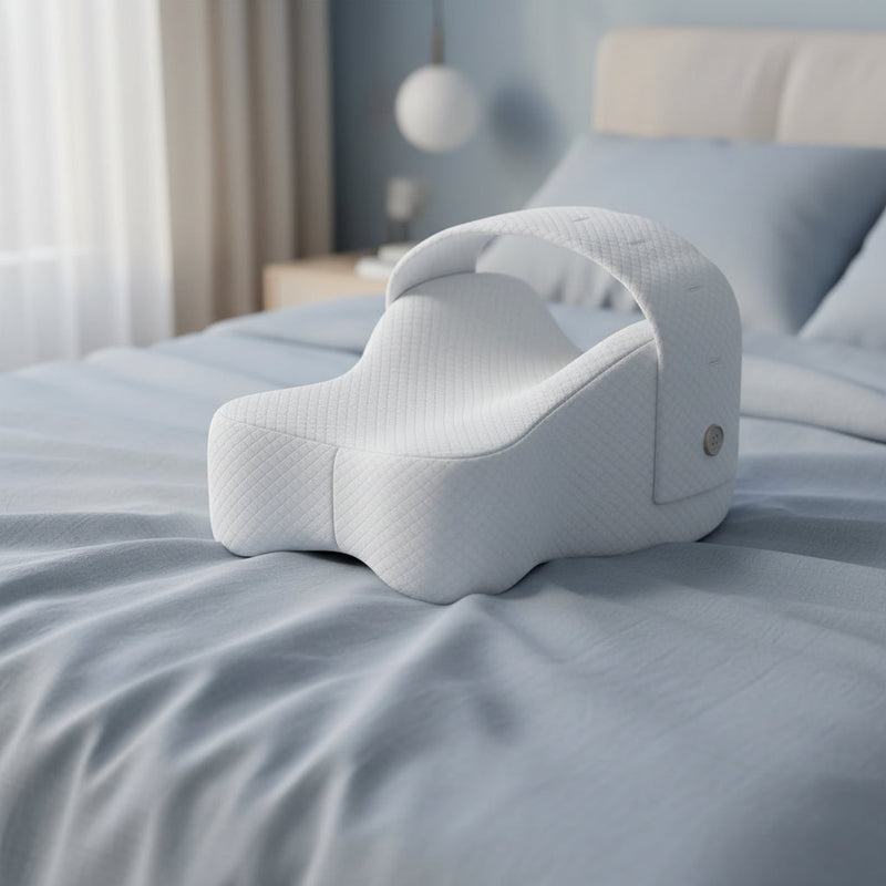 Memory Foam Knee Pillow for Side Sleepers – Leg Gap Support for Hip & Back Pain Relief