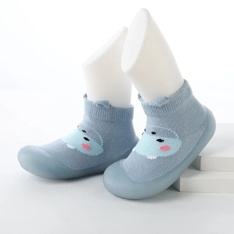 Unisex Baby Shoes First Shoes Toddler First Walkers Boy Soft Sole Rubber Baby Shoes Cute Baby Girl Shoes Baby Booties Anti-Slip
