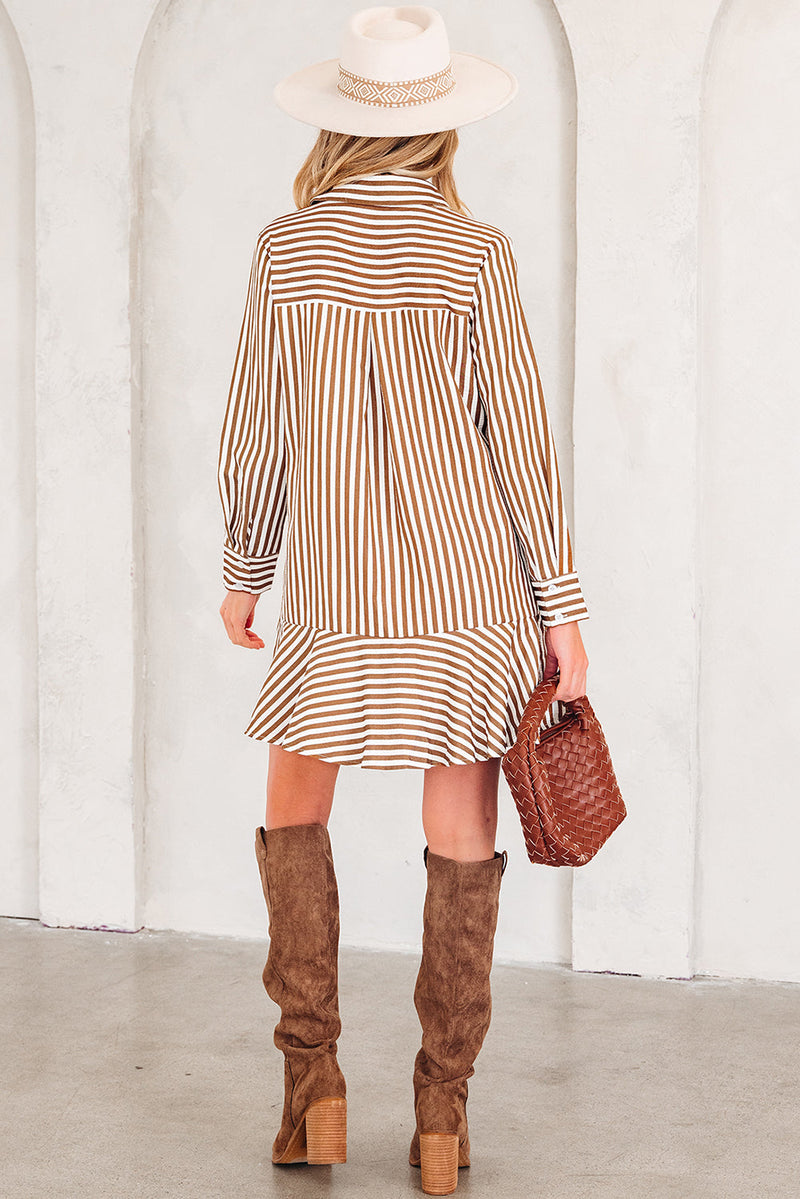 Yamileth Shirt Mini Dress Long Sleeve Top