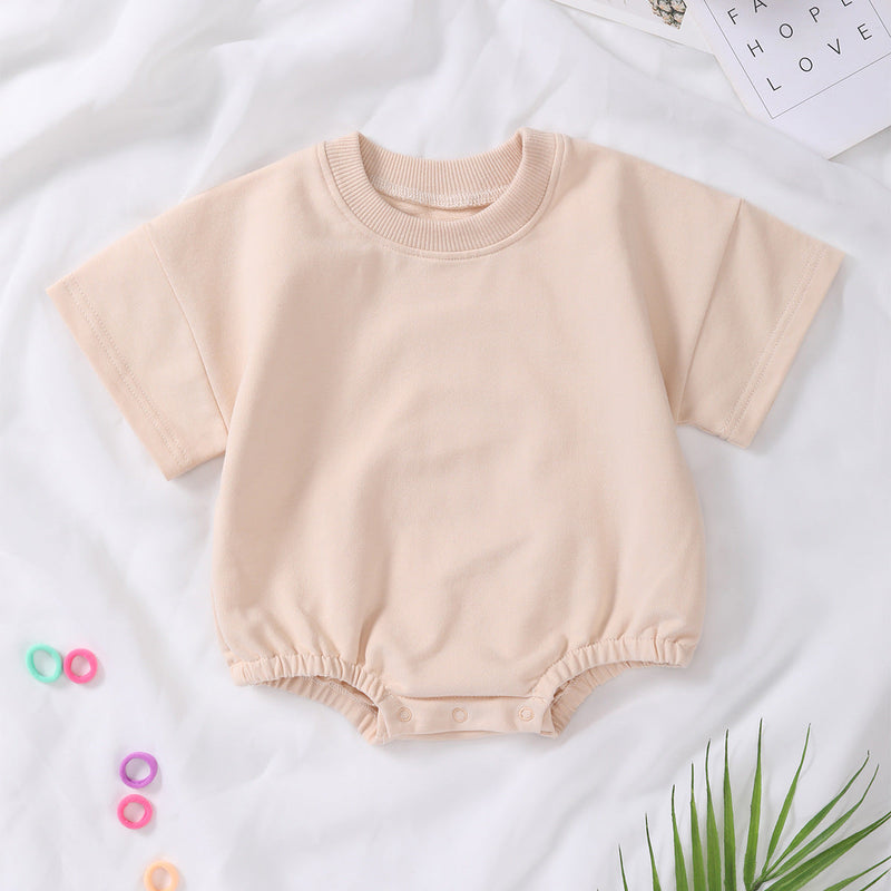 Short-sleeve Organic Cotton Romper