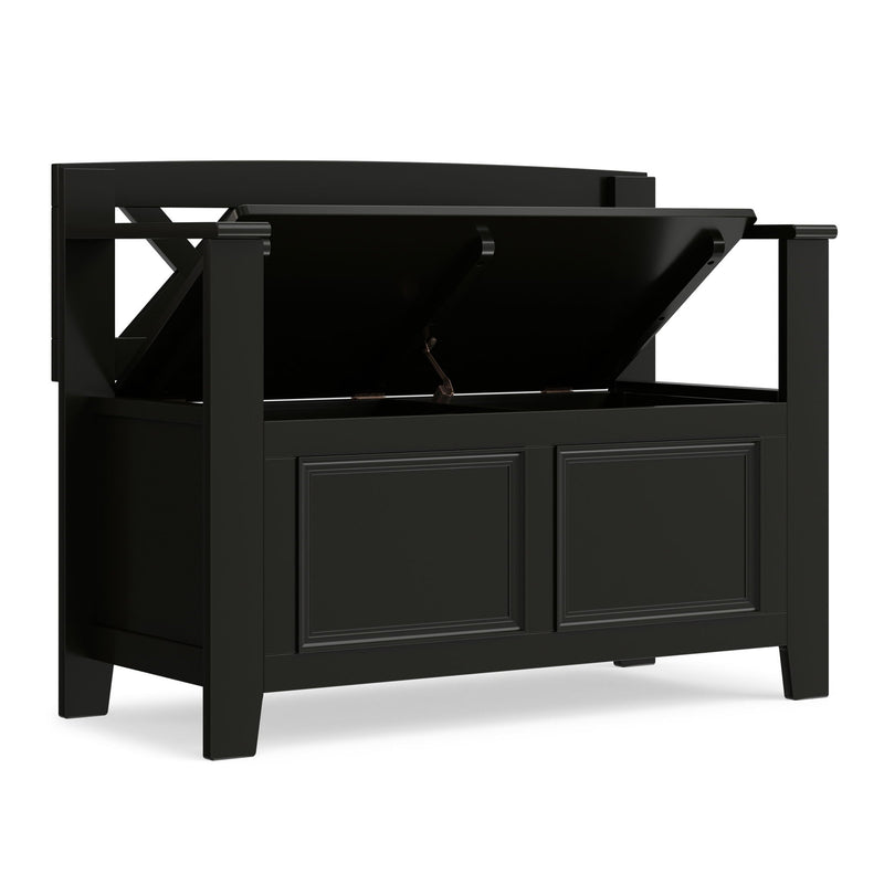 Amherst - Small Transitional Entryway Storage Bench