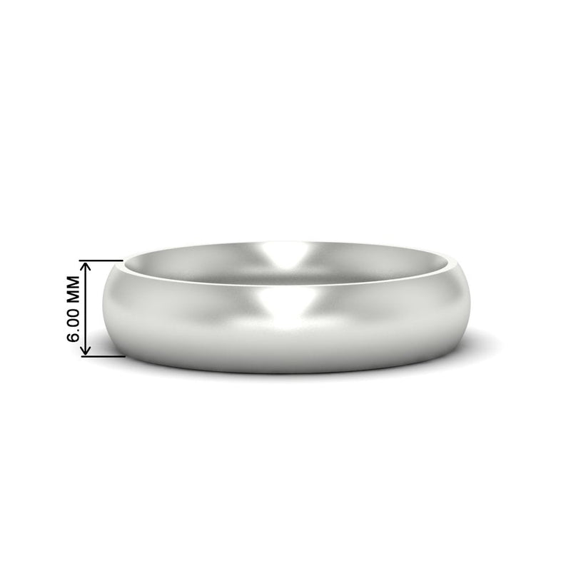 Minimalist 4mm Mens Wedding Band
