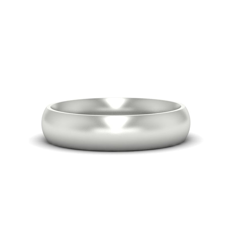 Minimalist 4mm Mens Wedding Band