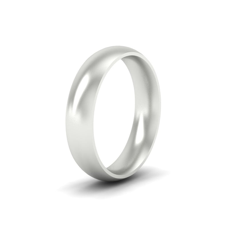 Minimalist 4mm Mens Wedding Band