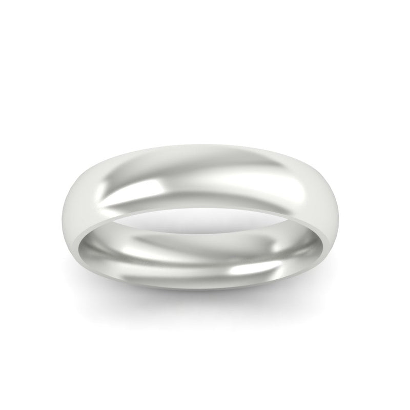 Minimalist 4mm Mens Wedding Band