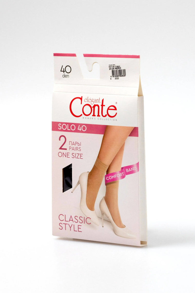 Socks Conte Solo 40 Den (2 pairs)