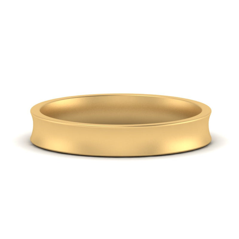 Comfort Fit Concave Mens Band