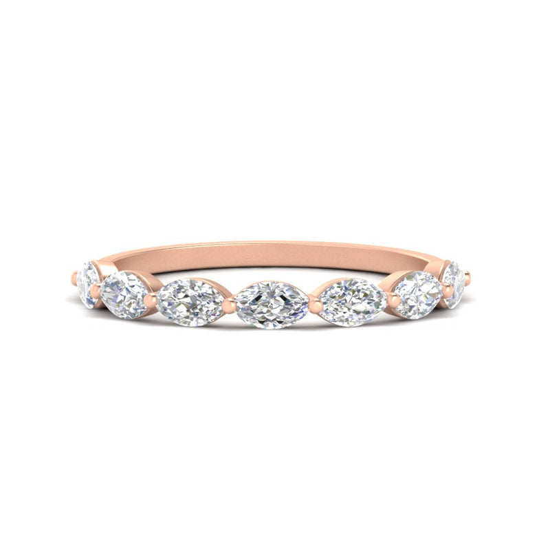 7 Stone Marquise East West 1 Carat Band