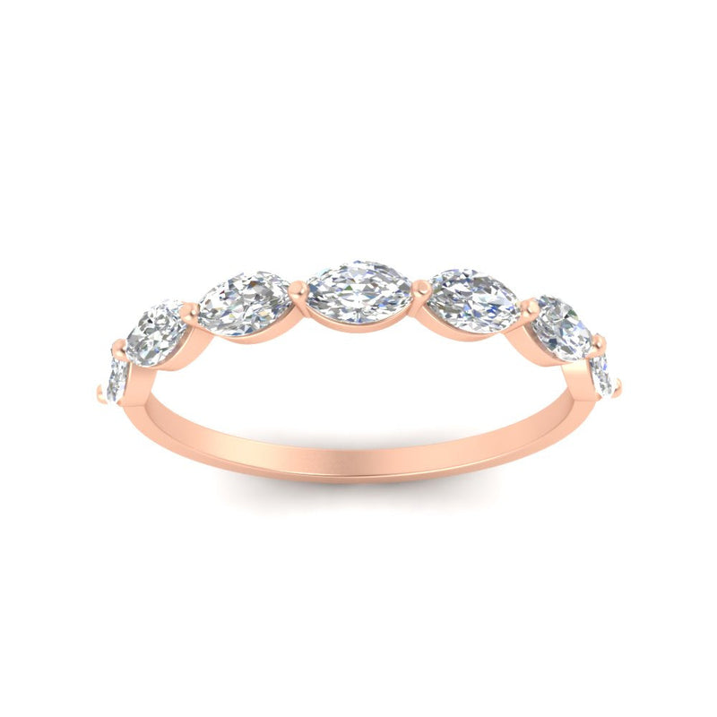 7 Stone Marquise East West 1 Carat Band