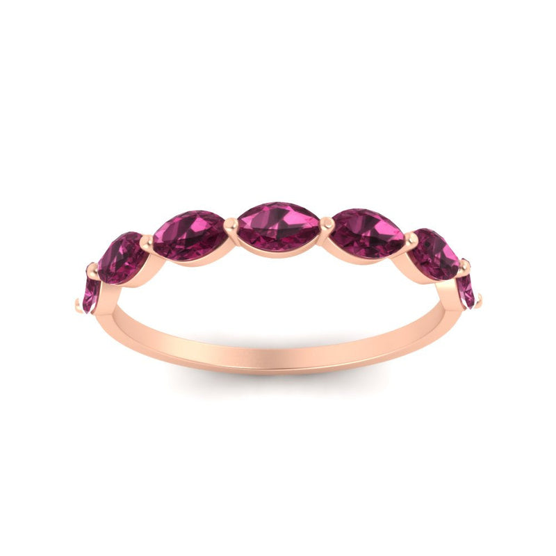7 Stone Marquise East West 1 Carat Band