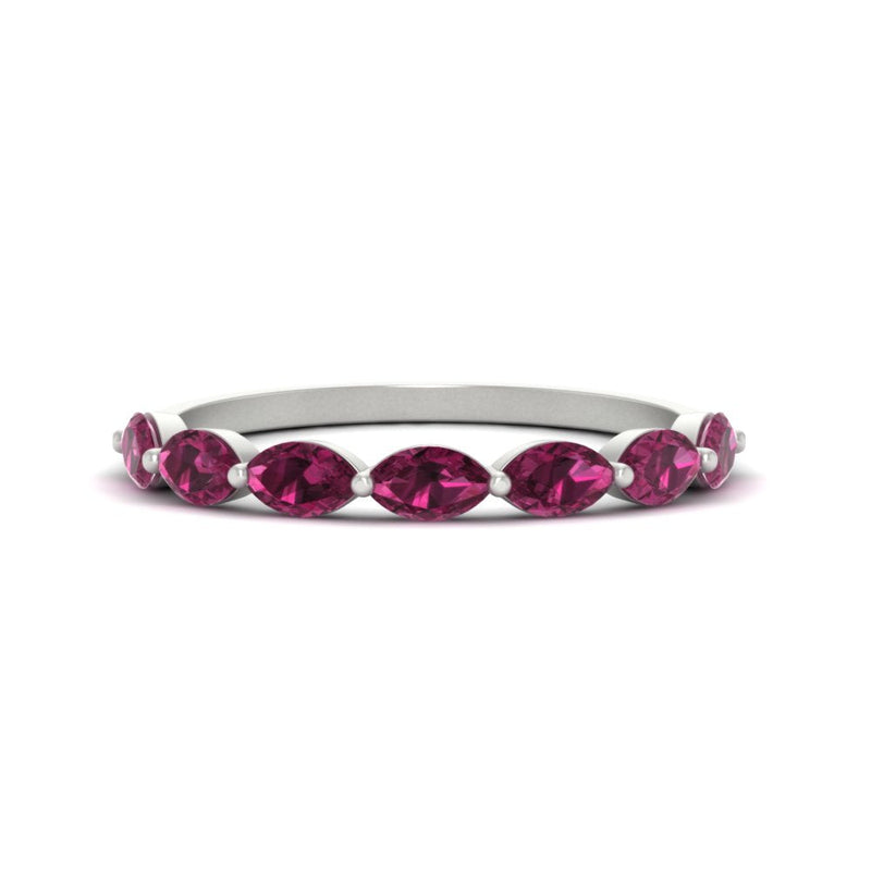 7 Stone Marquise East West 1 Carat Band