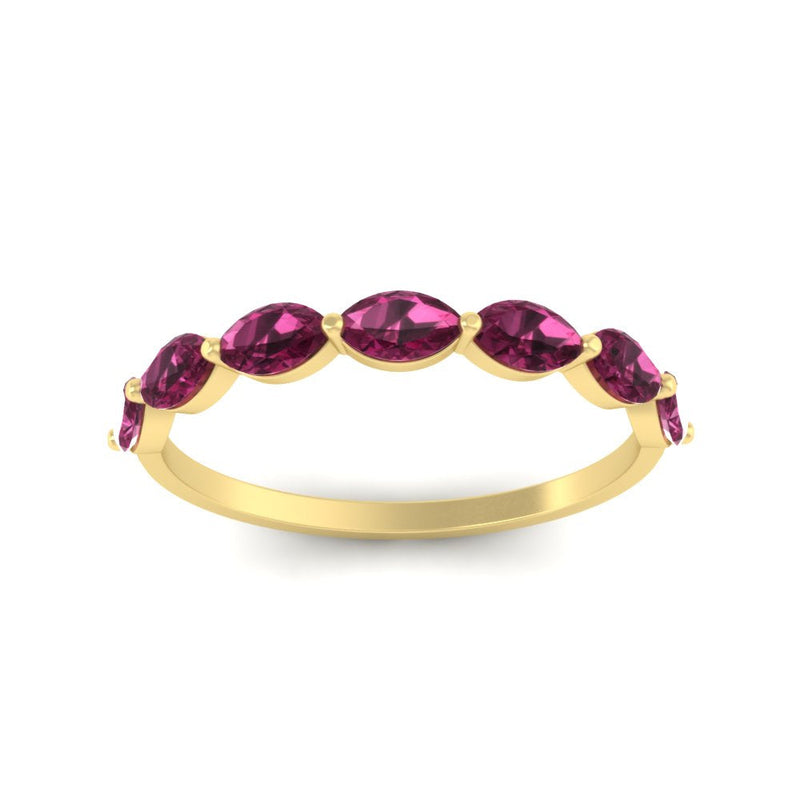 7 Stone Marquise East West 1 Carat Band