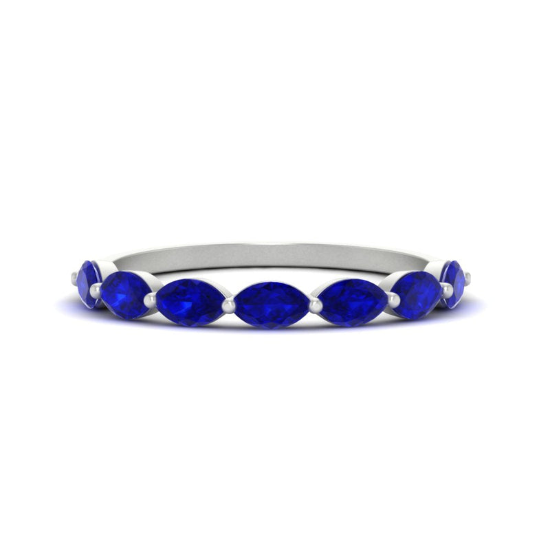 7 Stone Marquise East West 1 Carat Band