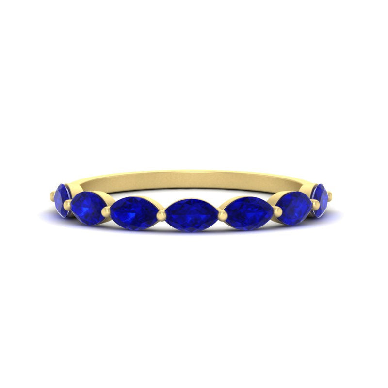 7 Stone Marquise East West 1 Carat Band