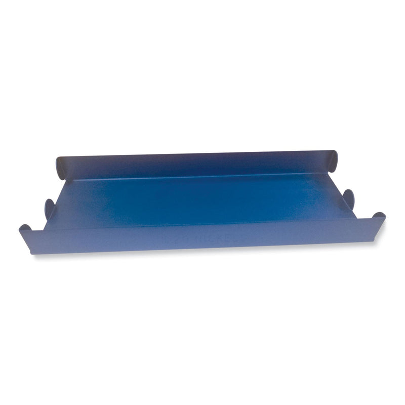 CONTROLTEK Metal Coin Tray, Nickels, Stackable, 3.5 x 10 x 1.75, Blue