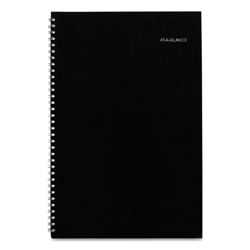AT-A-GLANCE DayMinder Monthly Planner, Ruled Blocks, 12 x 8, Black Cover, 14-Month (Dec to Jan): 2022 to 2024
