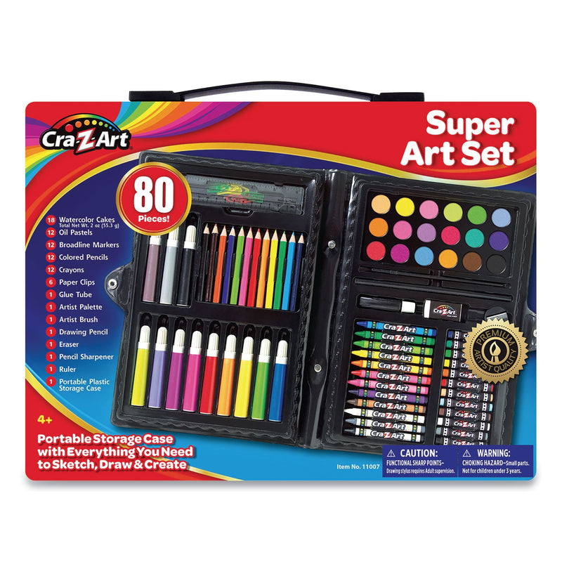 Cra-Z-Art Super Art Set, 80 Pieces