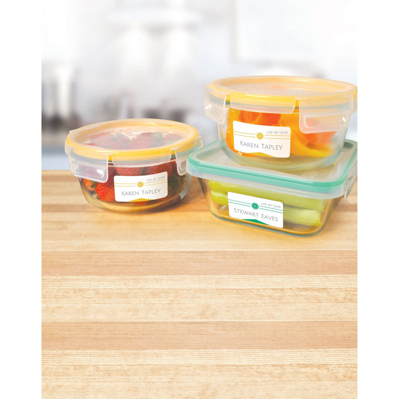 Avery White Dissolvable Labels w/ Sure Feed, 1.25 x 2.38, White, 90/PK