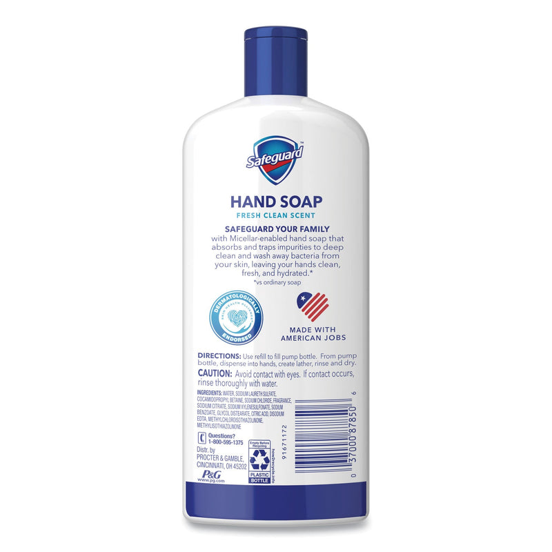 Safeguard Liquid Hand Soap, Fresh Clean Scent, 25 oz Bottle