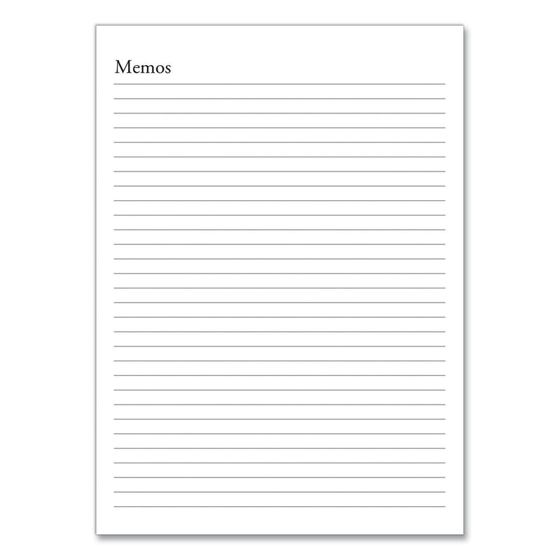 House of Doolittle Recycled Weekly Appointment Book Ruled without Appointment Times, 8.75 x 6.88, Black Cover, 12-Month (Jan to Dec): 2023