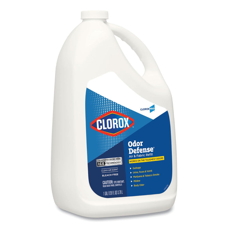 Clorox Commercial Solutions Odor Defense Air/Fabric Spray, Clean Air Scent, 1 gal Bottle