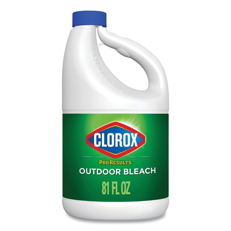 Clorox Outdoor Bleach, 81 oz Bottle, 6/Carton