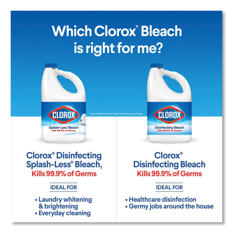 Clorox Regular Bleach with CloroMax Technology, 24 oz Bottle, 12/Carton