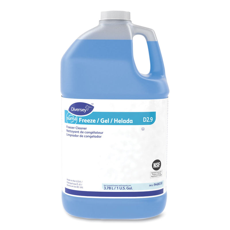 Diversey Suma Freeze D2.9 Floor Cleaner, Liquid, 1 gal, 4/Carton