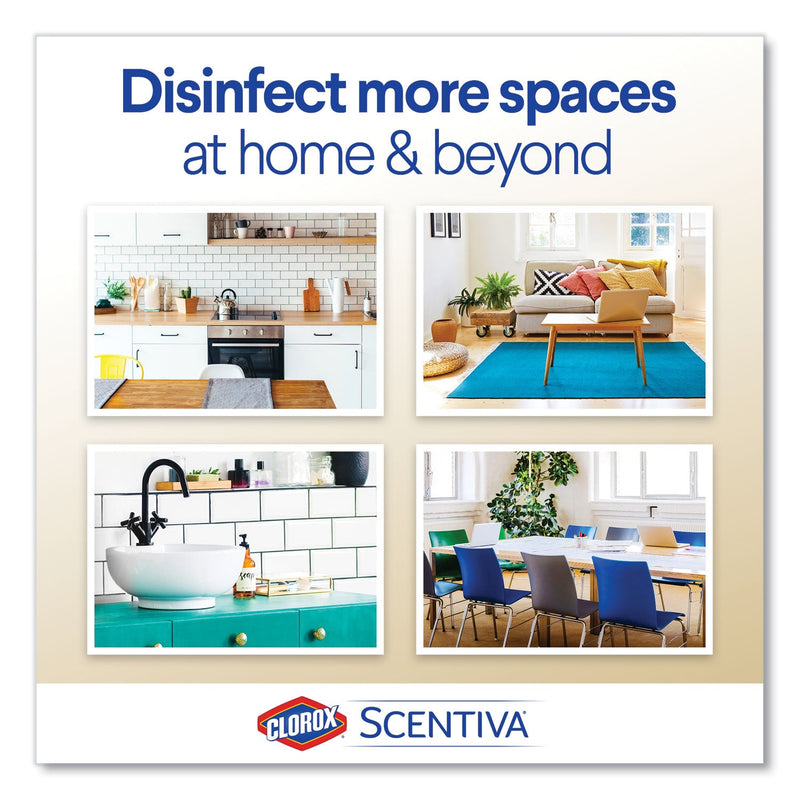 Clorox Scentiva Multi Surface Cleaner, Tuscan Lavender and Jasmine, 32oz, Spray Bottle