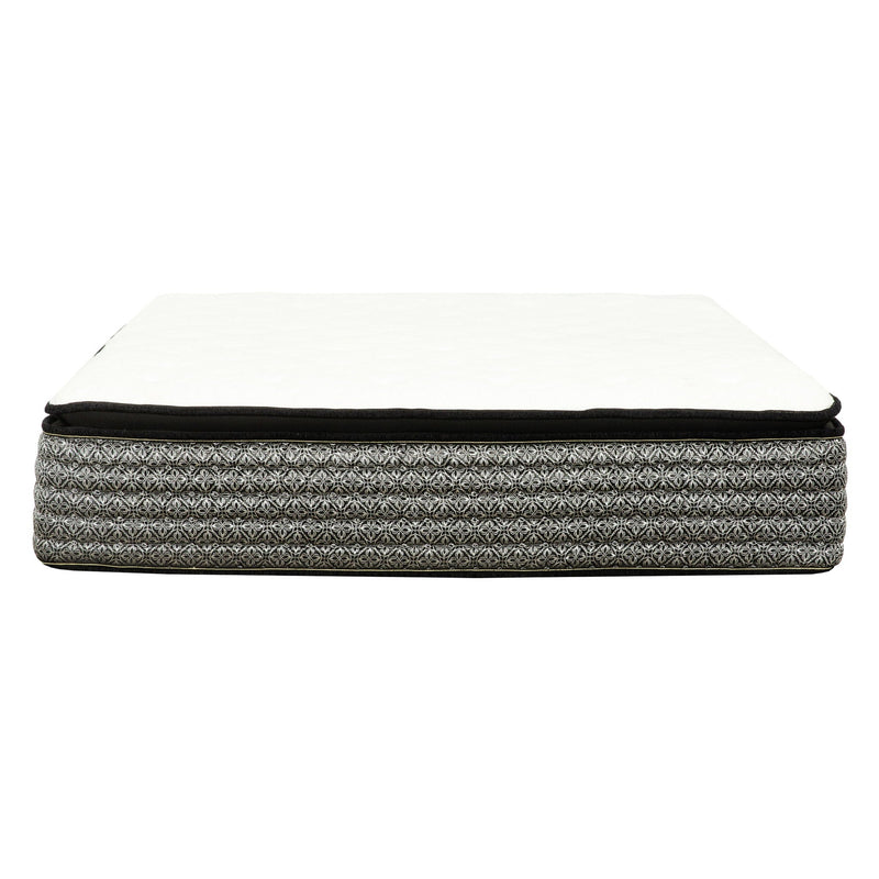 14" Premium Hybrid Mattress In A Box Plush Gel Memory Foam Top With Cooling Technology - Gray / White - Queen