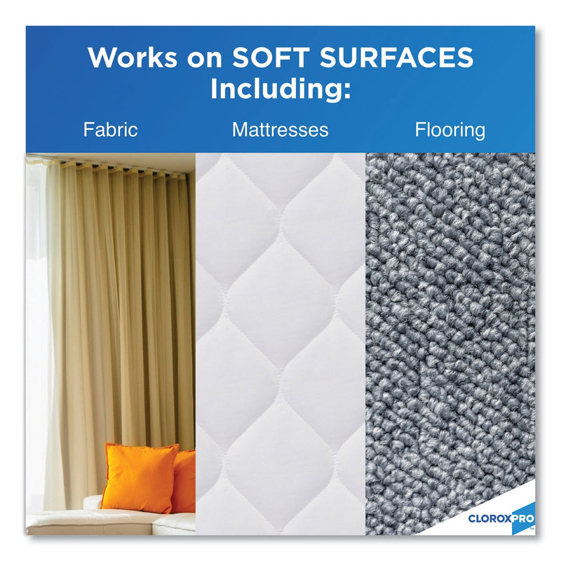 Clorox Disinfecting Bio Stain and Odor Remover, Fragranced, 32 oz Spray Bottle, 9/Carton