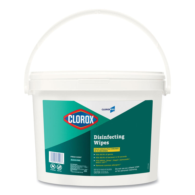 Clorox Disinfecting Wipes, 7 x 8, Fresh Scent, 700/Bucket