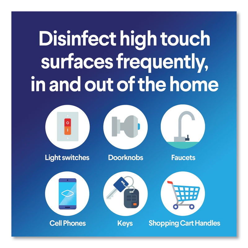 Clorox Disinfecting Wipes, Fresh Scent, 7 x 8, Fresh Scent, White, 75/Canister, 6 Canisters/Carton