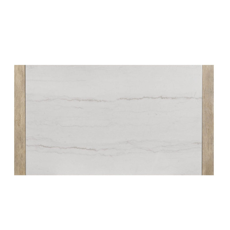 Vanilla - Real Marble Dining Table - Beige / Light Natural