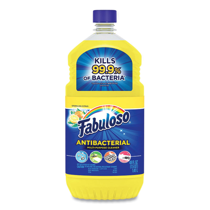 Fabuloso Antibacterial Multi-Purpose Cleaner, Sparkling Citrus Scent, 48 oz Bottle