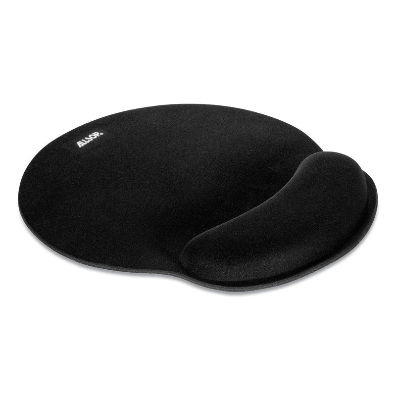 Allsop MousePad Pro Memory Foam Mouse Pad with Wrist Rest, 9 x 10, Black